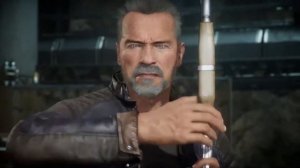 Mortal Kombat 11 - ROBOCOP vs TERMINATOR геймлей 1080p 60fps