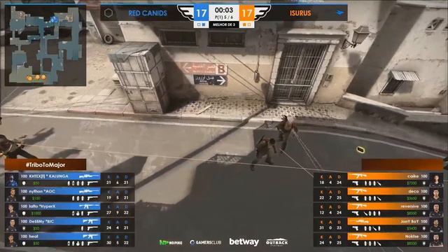 Red Canids vs Isurus TERCEIRO MAPA DUST2 MD3 Tribo To Major NARRAÇÃO xJokerBR смотреть онлайн