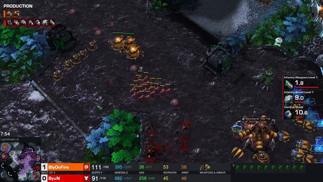 Starcraft 2: Bly's BRILLIANT Proxy Hatchery vs ByuN! (Best-of-3) смотреть онлайн
