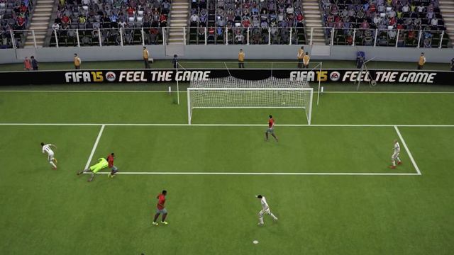 FIFA 15 Голевой пас пяткой смотреть онлайн