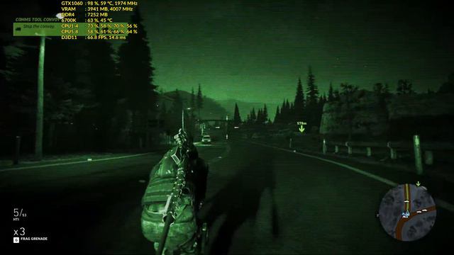 Ghost Recon: Wildlands - Extreme Difficulty Convoy HTI Sniper - GTX 1060 + i7-6700K 1080P смотреть онлайн