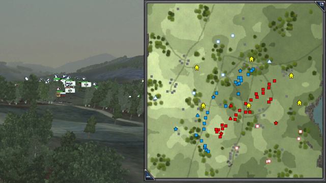 Napoleon Total War Battle (Minimap Timelapse): Galician Ria 3v3 смотреть онлайн