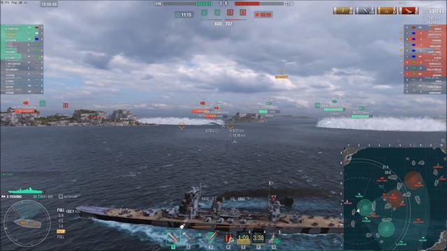 Yoshino + Yamamoto 8 Kills || World of Warships смотреть онлайн
