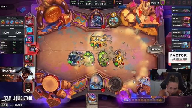 EASY Boogie Monster Scaling with Toki's Hero Power - Hearthstone Battlegrounds смотреть онлайн