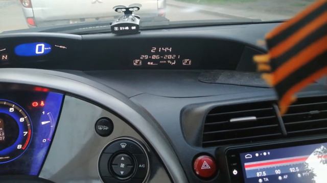 Магнитола 9 дюймов в Honda Civic 5D