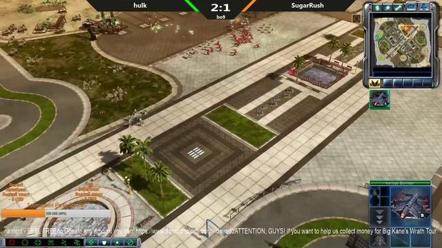 C&C3: Kane's Wrath 1v1 Pre-Good Tournament: Great Finals [hulk vs SugarRush] смотреть онлайн