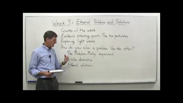 Einstein's Special Theory of Relativity || 13 Week 3 introduction low def 11 42 смотреть онлайн