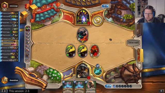 Hearthstone S23 Hybrid Hunter vs Combolock - So close смотреть онлайн