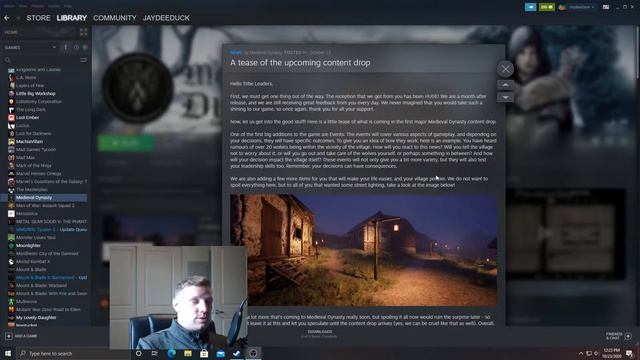 Medieval Dynasty Content Update Teaser on Steam! смотреть онлайн