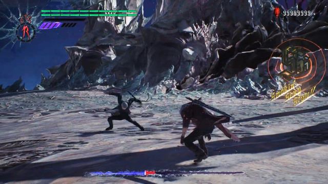 Devil May Cry 5 - Dante Bullying Vergil With Royal Guard (And Roses) - DMD (No Damage) смотреть онлайн