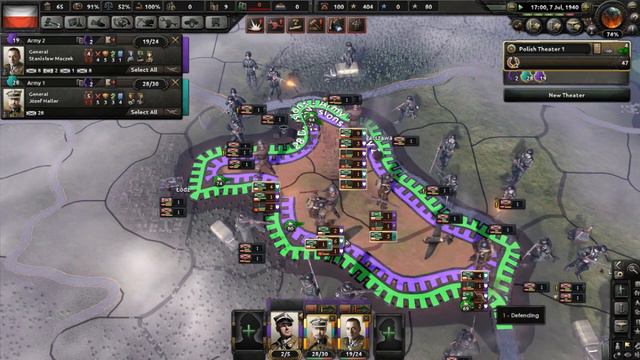 [4] Hearts of Iron IV - Fuhrerreich - Polish State - Counterattack! смотреть онлайн