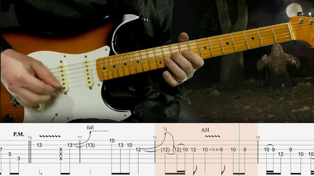 Как играть на гитаре Bark at the Moon - Ozzy Osbourne с табулатурами смотреть онлайн