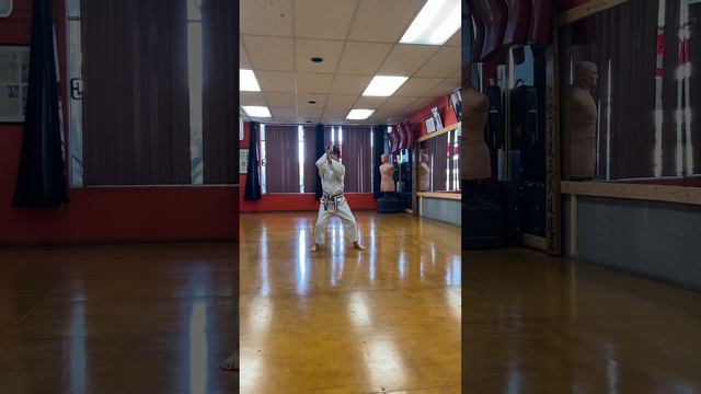 Jr Black Belt Promotion: Kata Kusanku Okinawan Matsubayashi Ryu Ota Dojo смотреть онлайн