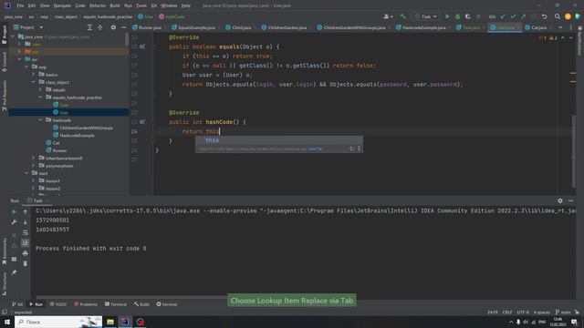 Java с нуля #94 - Equals и hashcode. Практика смотреть онлайн