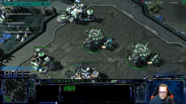 StarCraft 2 (RuFF Highlight): Base Trading with Ravens смотреть онлайн
