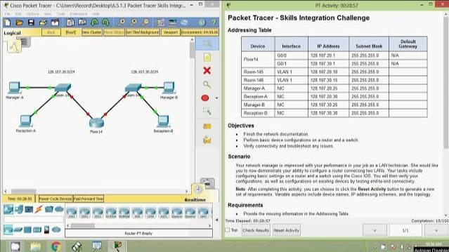 6.5.1.3 Packet Tracer Skills Integration Challenge смотреть онлайн