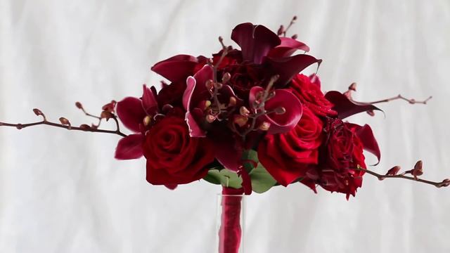 Wedding bouquet from all sides. смотреть онлайн