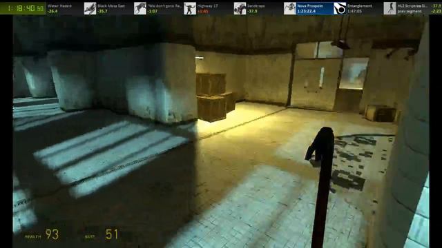 HL2 New Engine Scriptless Speedrun - Single Segment 2:34:44 (Former WR 3/17/2013) смотреть онлайн