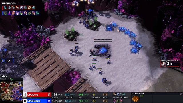 StarCraft 2: The Floor Is LURKERS! (Cure vs Rogue) смотреть онлайн