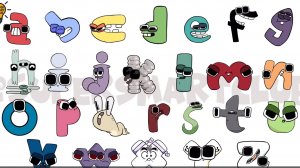 Алфавит ЛОРА английский