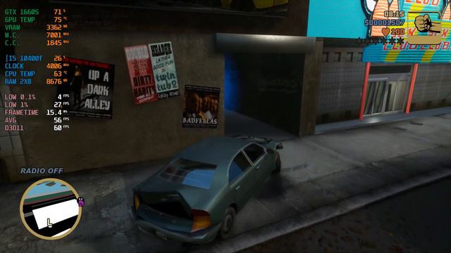 GTA 3 Definitive Edition | GTX 1660 Super | i5 10400f | Benchmark смотреть онлайн