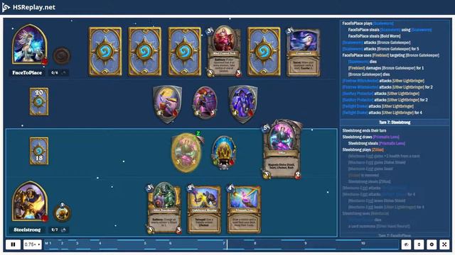 ProGaming - Hearthstone, Dragon Mage(4) vs Mech Paladin(4) by FaceToPlace and Steelstrong, Ranked.. смотреть онлайн