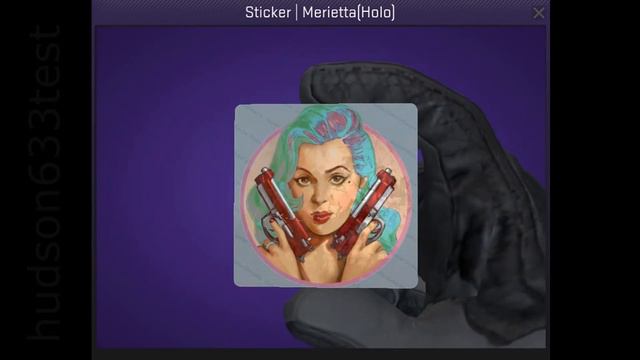 Merietta Holo Sticker CSGO смотреть онлайн