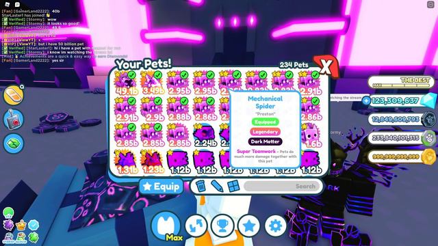 OMG! 🤑 DARK MATTER DOMINUS ALIENUS! (50 BILLION DAMAGE) | Pet Simulator X Roblox смотреть онлайн