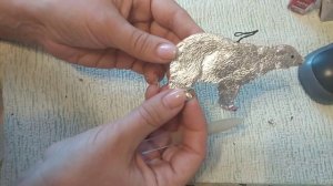 Ремонт винтажных картонажных елочных игрушек СССР