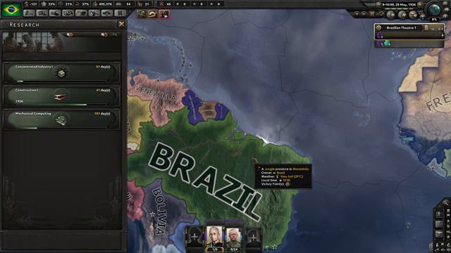 Hearts of Iron 4: Kaiserreich - Mostly Not-Racist Brazil #1 - Making South America Fun? смотреть онлайн