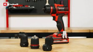Einhell Аккумуляторный шуруповерт с тремя сменными патронами TE-CD 18/45 3X-Li