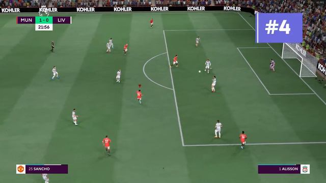 Shoting attempt from out of the box | Jadon Sancho FIFA 22 Gameplay смотреть онлайн