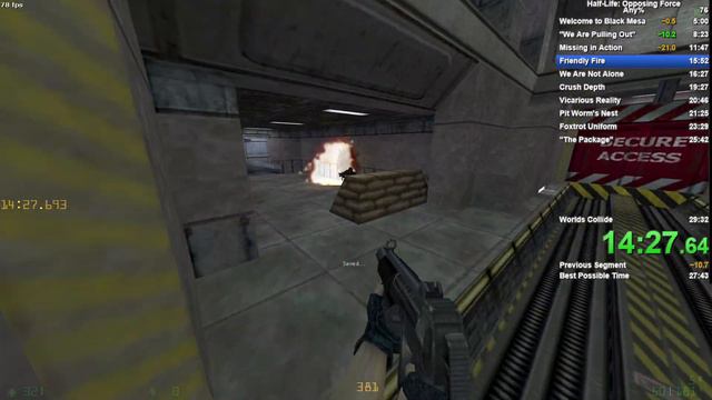 Half-Life Opposing Force Speedrun 28:42 | LaVieja1 смотреть онлайн