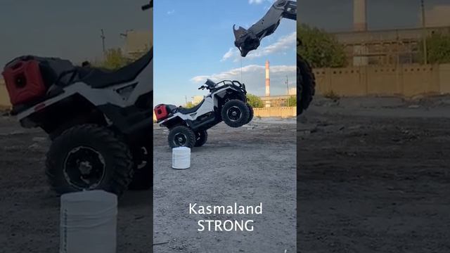 Поднимаем квадрик на одной нитке шпагата смотреть онлайн