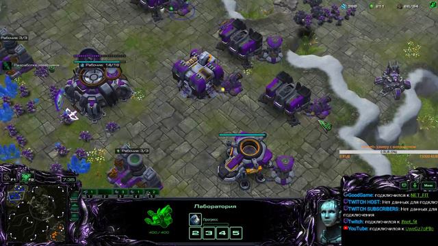 Катаем ладдер SC2 смотреть онлайн