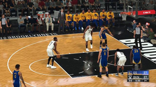 NBA 2K20 Gameplay - Brooklyn Nets vs Golden State Warriors – NBA 2K20 PS4 смотреть онлайн