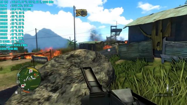 Far Cry 3 RX 470 4GB OC | 1080p Ultra Settings 2x MSAA | FRAME-RATE TEST смотреть онлайн