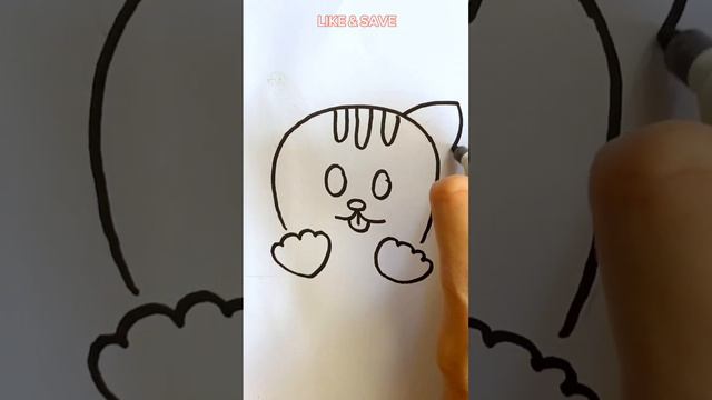 #какнарисовать #котика #простыерисунки #рисункидляначинающих #рисункидлясрисовки #рисунки смотреть онлайн