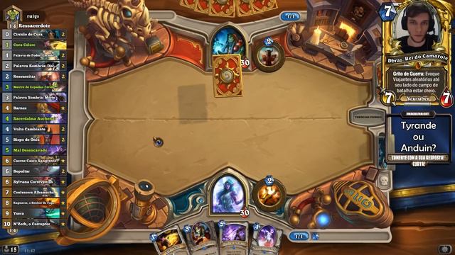 HEARTHSTONE - TYRANDE MURMURÉOLO! (PADRÃO N'ZOTH ONYX PRIEST) смотреть онлайн