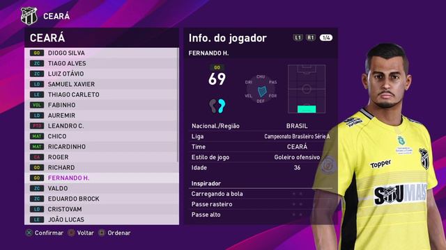 eFootball PES 2020 - FACES E OVERAIS CEARÁ смотреть онлайн