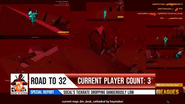 SoCal reaches 32/32 player count on HL2DM on 1/8/23 смотреть онлайн