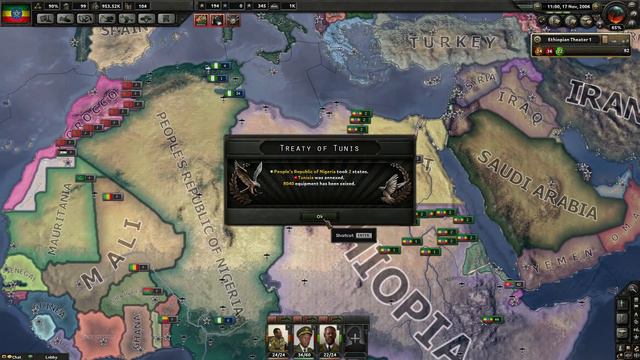 Hearts of Iron 4 Millennium Dawn Multiplayer - The African Union - Episode 17 ...Global Conflicts.. смотреть онлайн