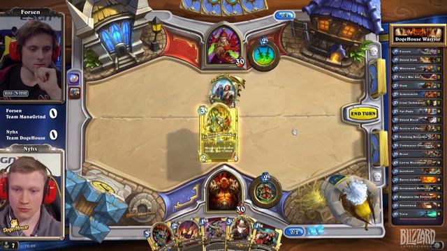 Fight Night Hearthstone - Nyhx vs Forsen - S05E08 - Part 1/3 смотреть онлайн