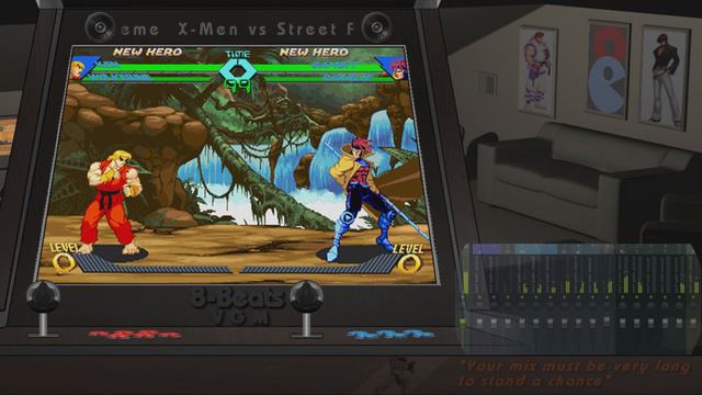 X-Men vs Street Fighter OST - Gambits Theme Reconstructed 8-BeatsVGM