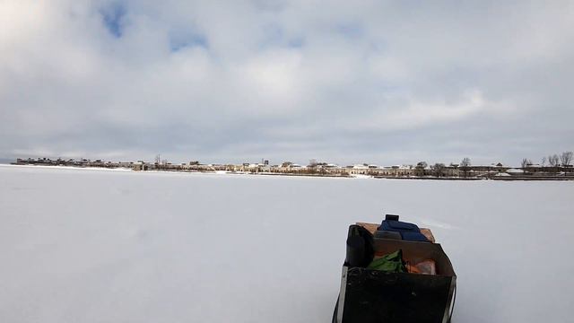 Выезд с семьёй на мотобуксировщике на финский залив. Форт Обручев. Первый тест доработанного прицепа смотреть онлайн