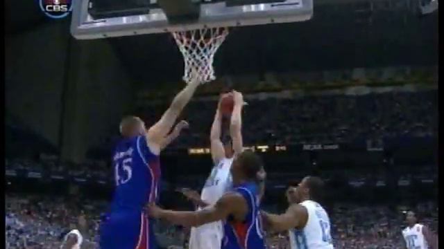 Cole Aldrich - Kansas vs. North Carolina (2008 Final Four) смотреть онлайн