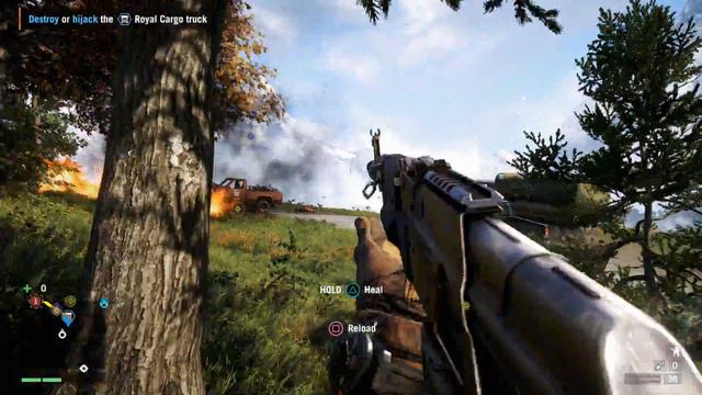 Far Cry 4 - Karma Event (Kill Royal Army Lietenant) Local Activity Disrupted Gameplay Sequence PS4 смотреть онлайн