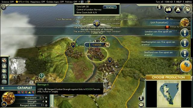 Let's Play Civilization V: 1066 Year of Viking Destiny; Norway (Deity difficulty); part 7 смотреть онлайн