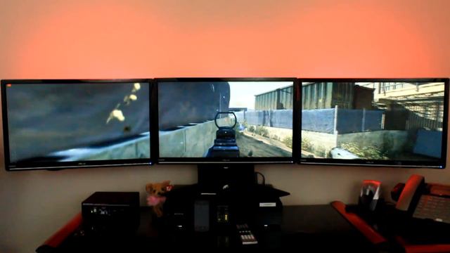 MW3 Dome Triple Screen Gaming on Frank смотреть онлайн