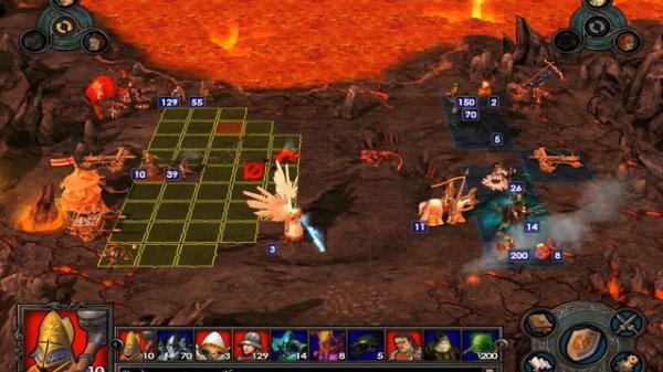 Герои 5 дуэль (3х3 тяжелое сражение)